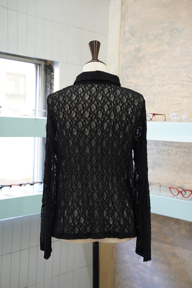 LONG SLEEVE LACE SHIRT