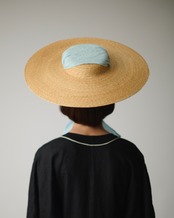 【Joëlle】Wide brim straw hat/ワイドブリムストローハット