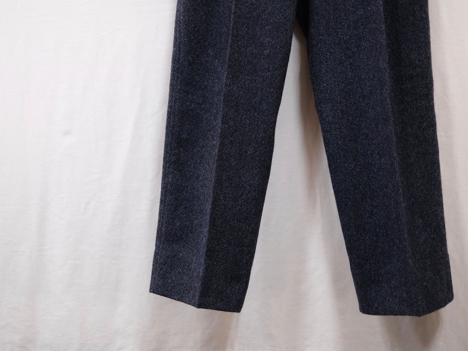 Women's CIOTA” CIOTA × J.PRESS Herringbone Tweed Trousers Navy