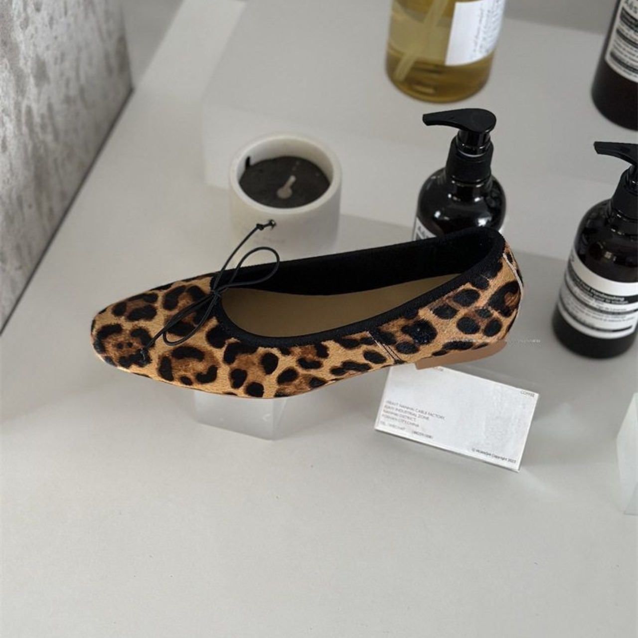 Square Toe Flat Shoes T3400