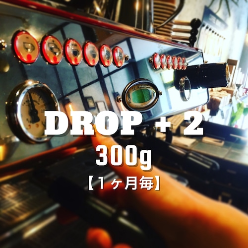 【コーヒー定期便 / 1ヶ月毎全3回】DROPブレンド300g+オススメのシングルオリジン２種