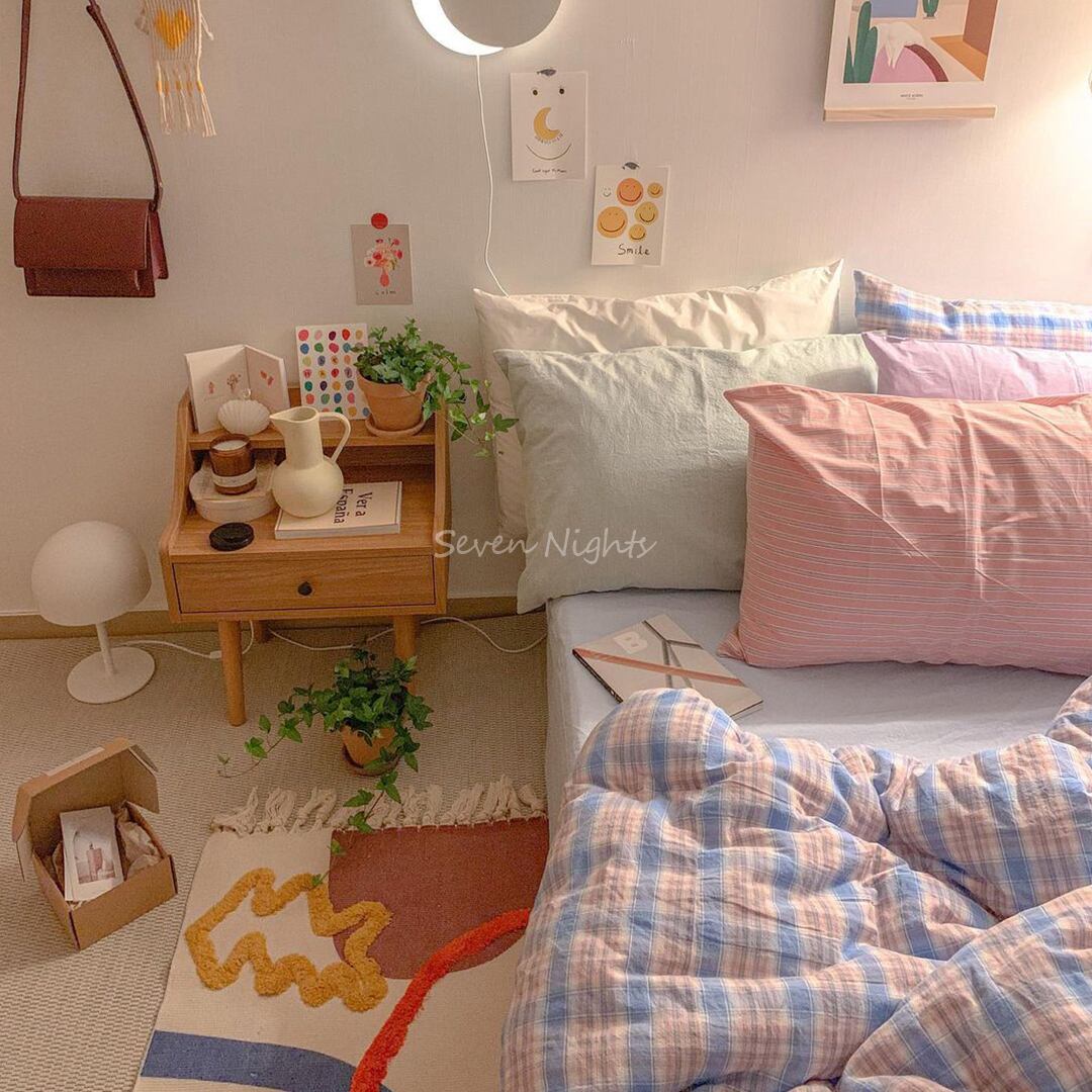 【CARPET】カラフルもこもこタッセルカーペット