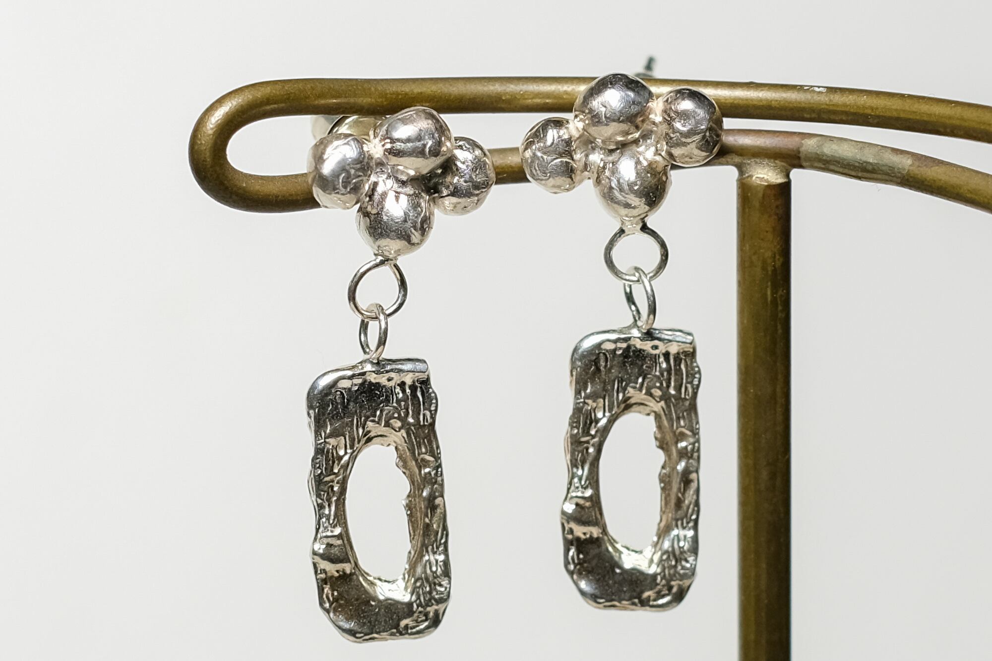 余白 ピアス silver no,341