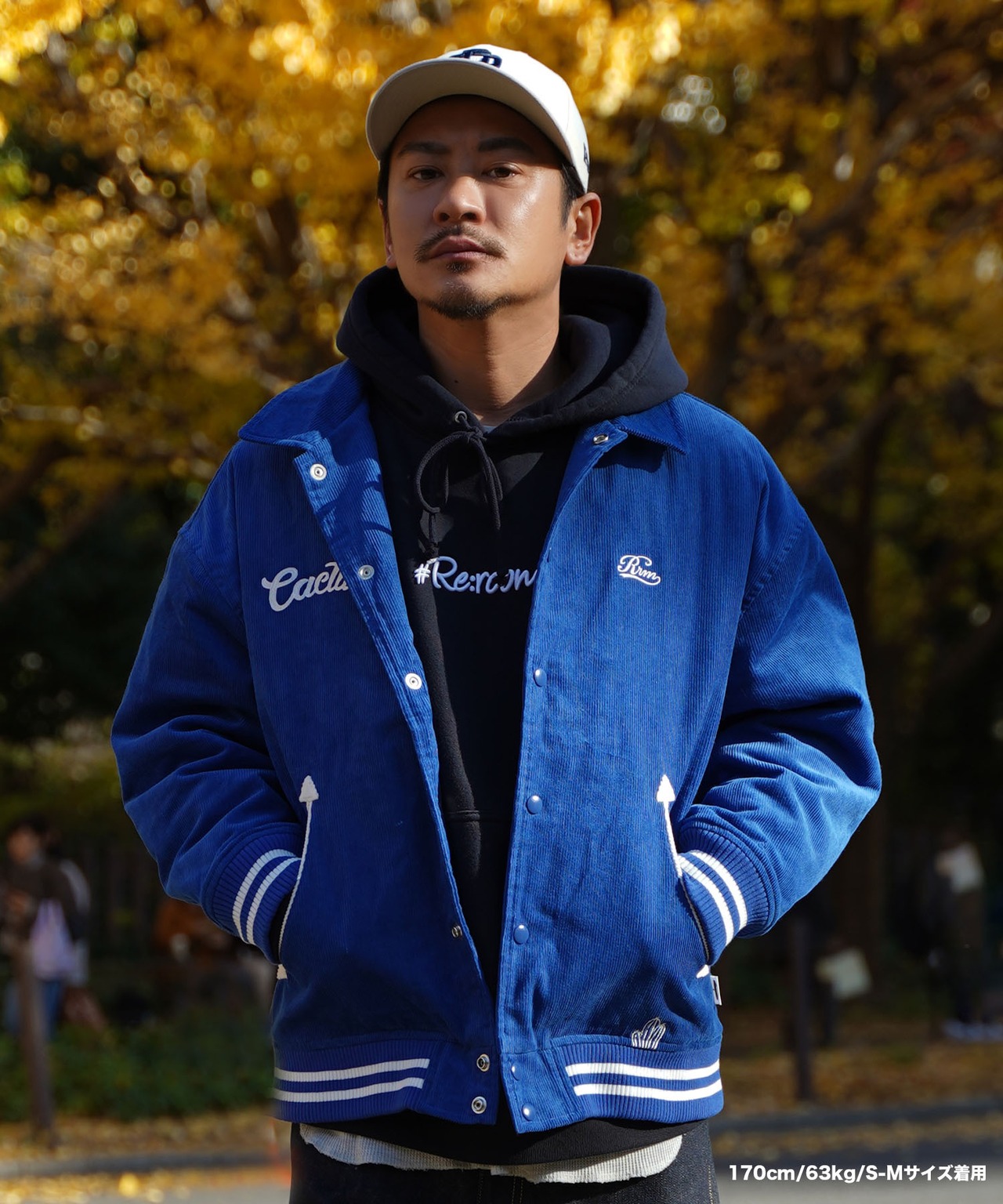 【#Re:room】CACTUS EMBROIDERY CORDUROY JACKET［REJ117］