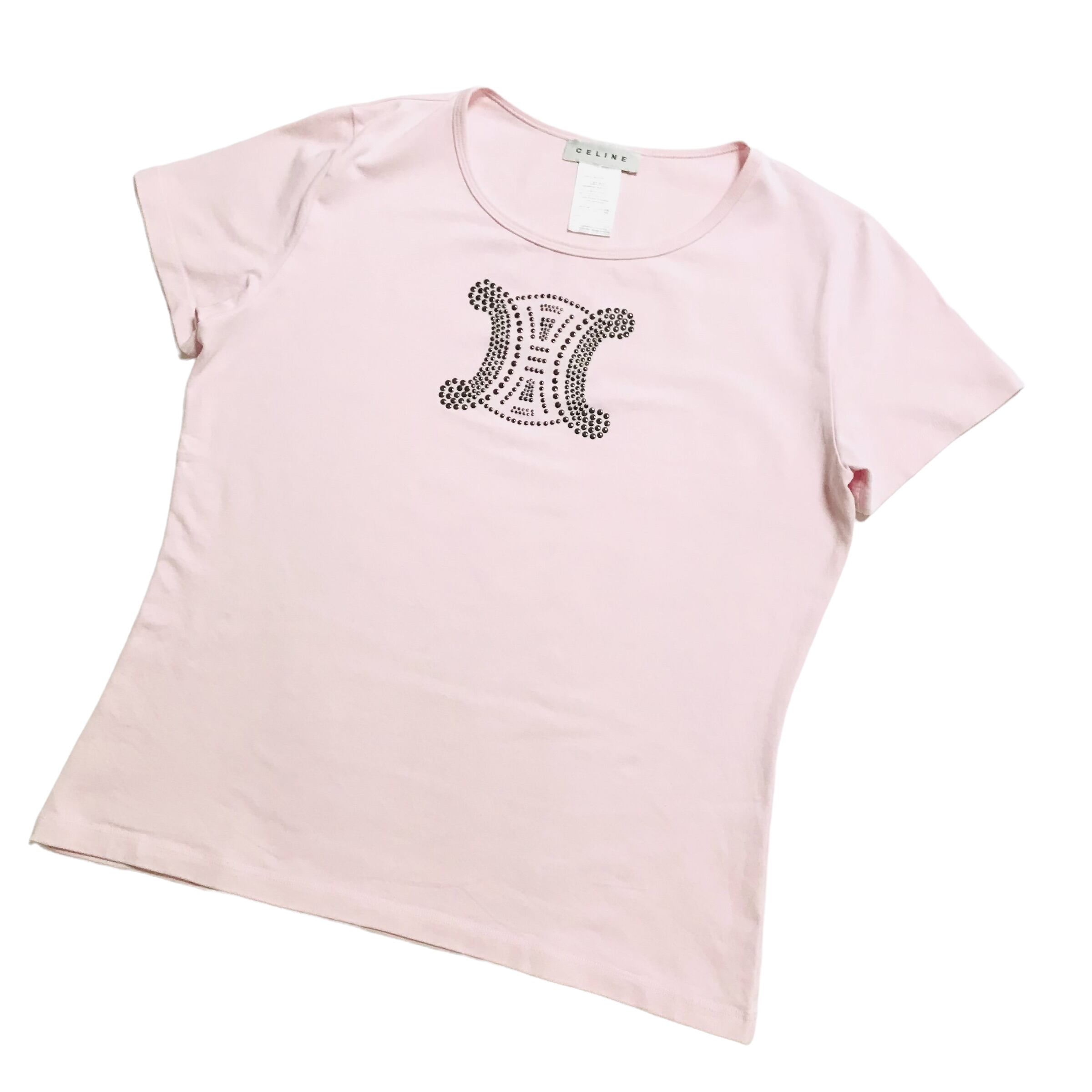 人気品！セリーヌ 素敵Tシャツ 半袖 タグ付き（ピンク） レディース