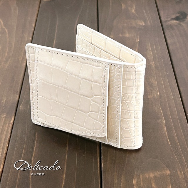 アリゲーター 無双 マネークリップ ヴァニラホワイト