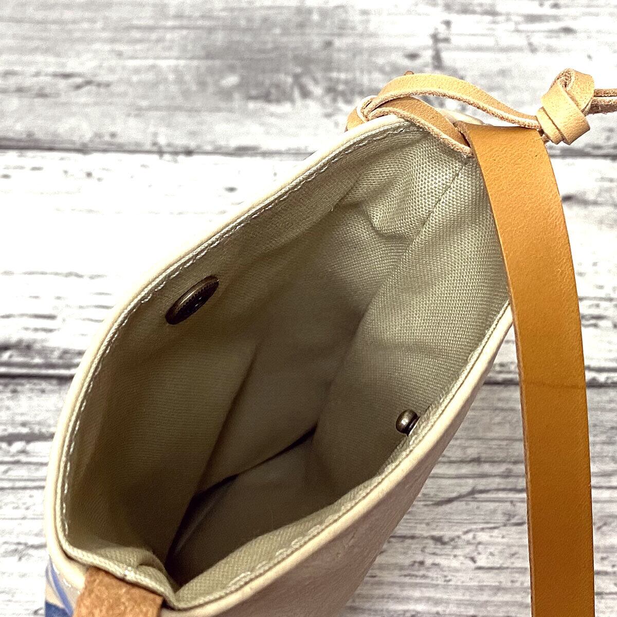 ショルダーバッグ 牛革 ハンドメイド 本革 ハンドメイド メンズ クロス