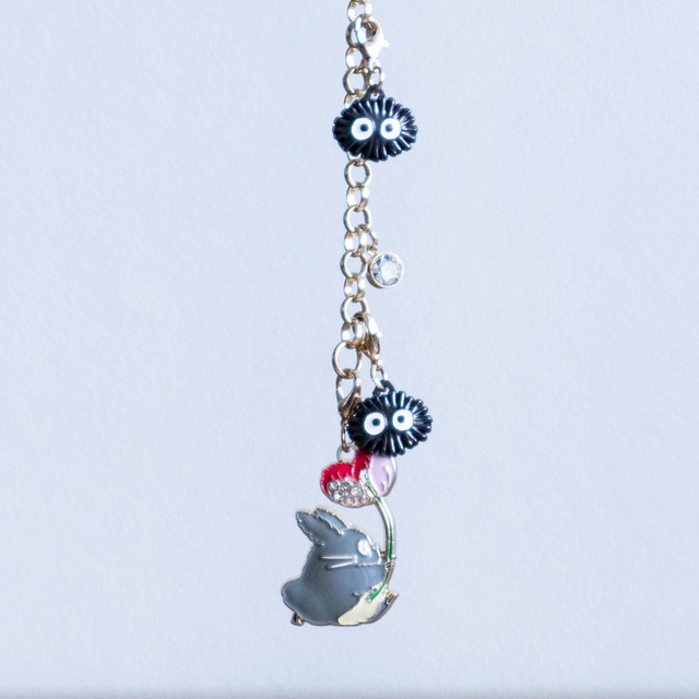 となりのトトロ　メタルチャーム　大トトロ 花（JH-41a / 6729）