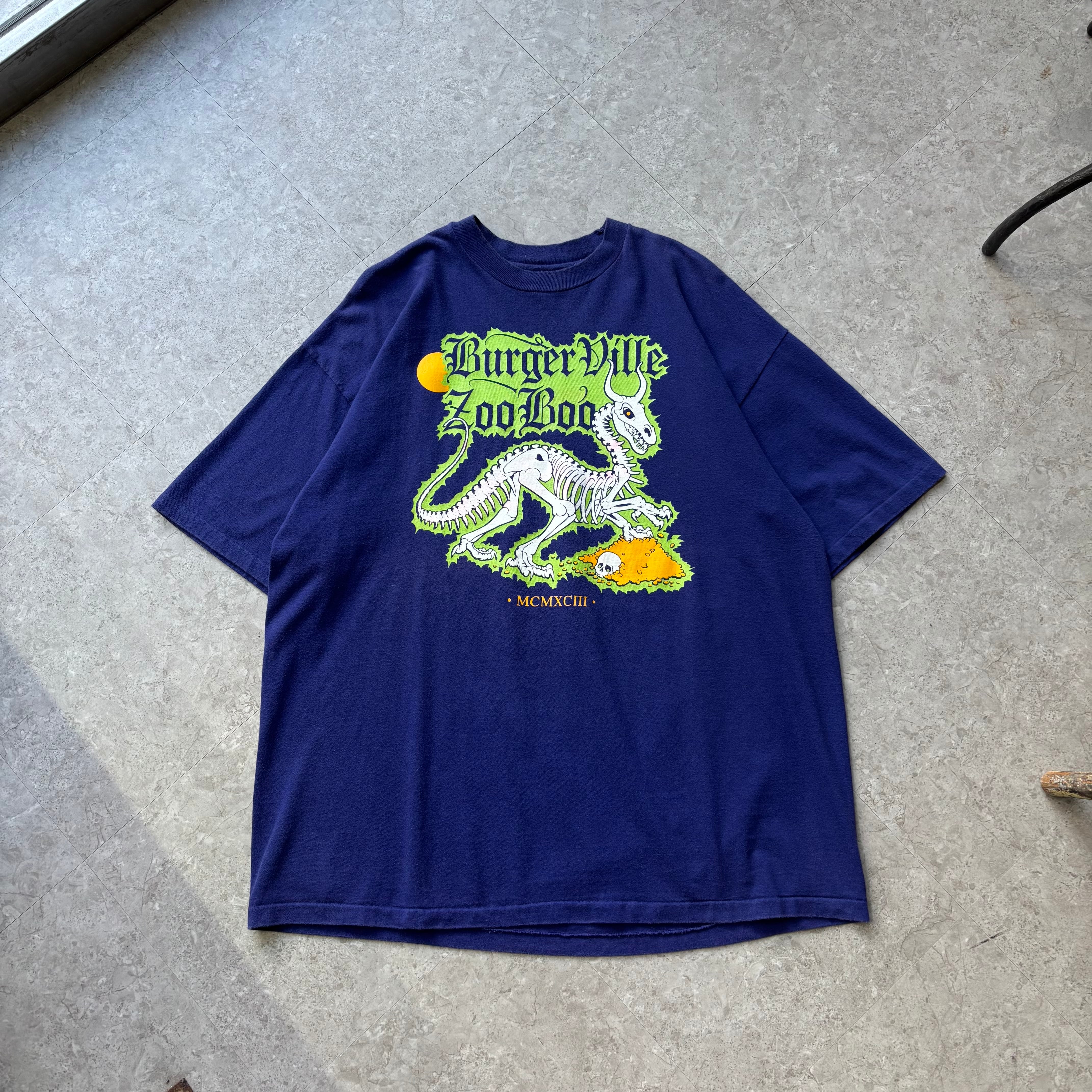90s "BurgerVille Zoo Boo" T-shirt【仙台店】