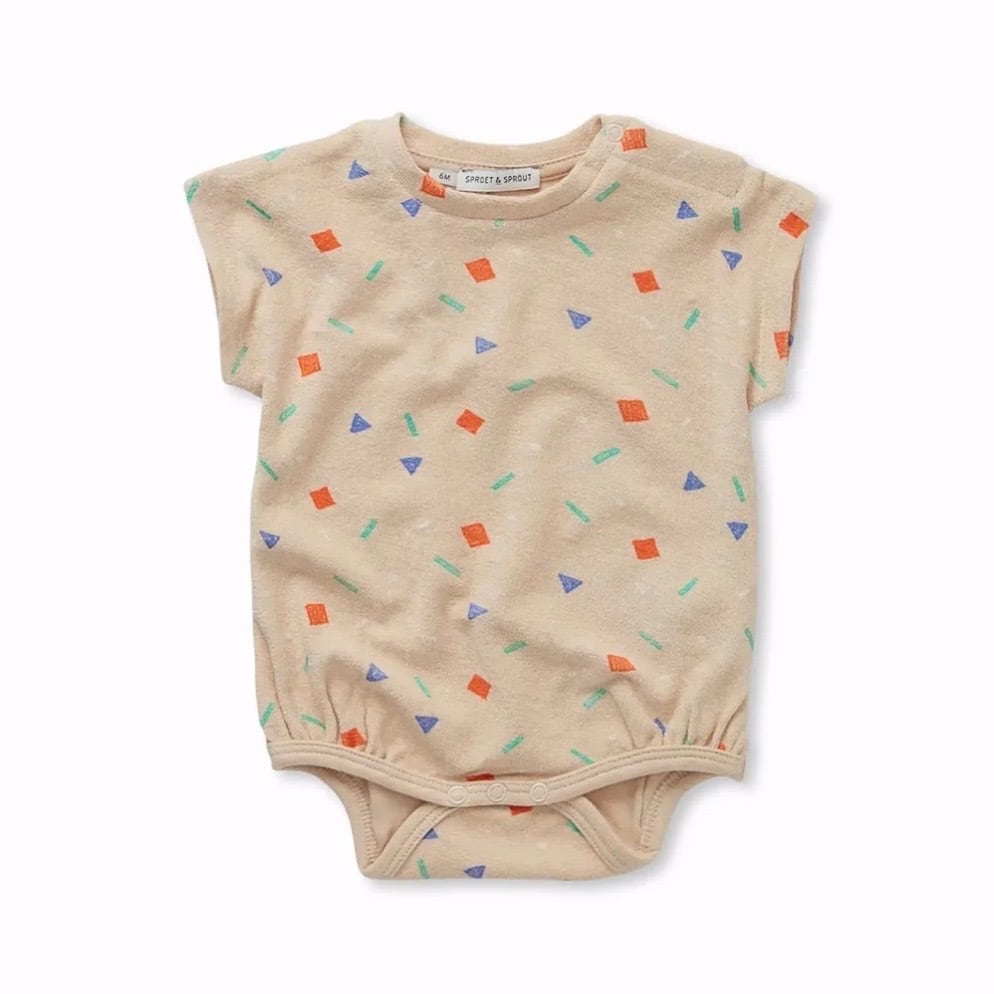 SPROET&SPROUT Loose Romper Sprinkle【18M】Sesame