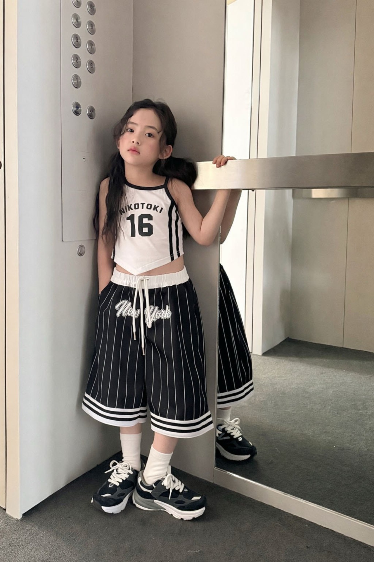 [COMMA] Mesh Bermuda Pants (160/170) / [콤마] 메쉬버뮤다팬츠 (160/170)