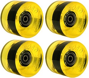 SANTA CRUZ ROAD RIDER ウィール 68mm 78a Yellow W/BEARINGS PREMIUM USA GRIP FORMULA