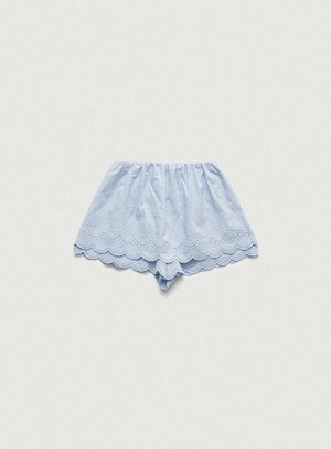 [The Barnnet] Belle Lace Scallop Skirt_Light Blue 正規品 韓国ブランド 韓国通販 韓国代行 韓国ファッション ザ バーネット ザバーネット 日本 店舗