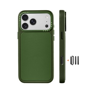 ◆iPhone 17Pro/17Pro Max◆ Leather Camera Control Cover Phone Case / レザー カメラ コントロール カバー スマホケース