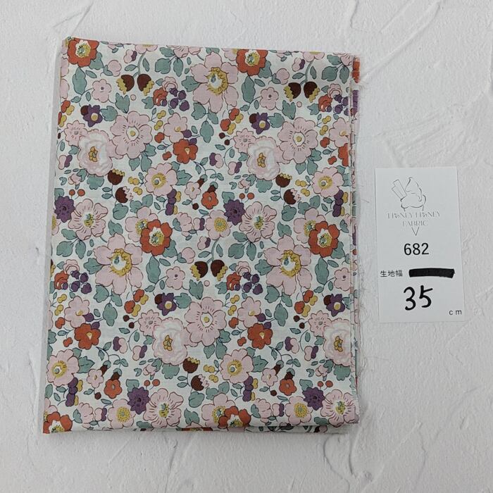 《682》◆輸入 リバティ LIBERTY タナローン カットクロス ハギレ