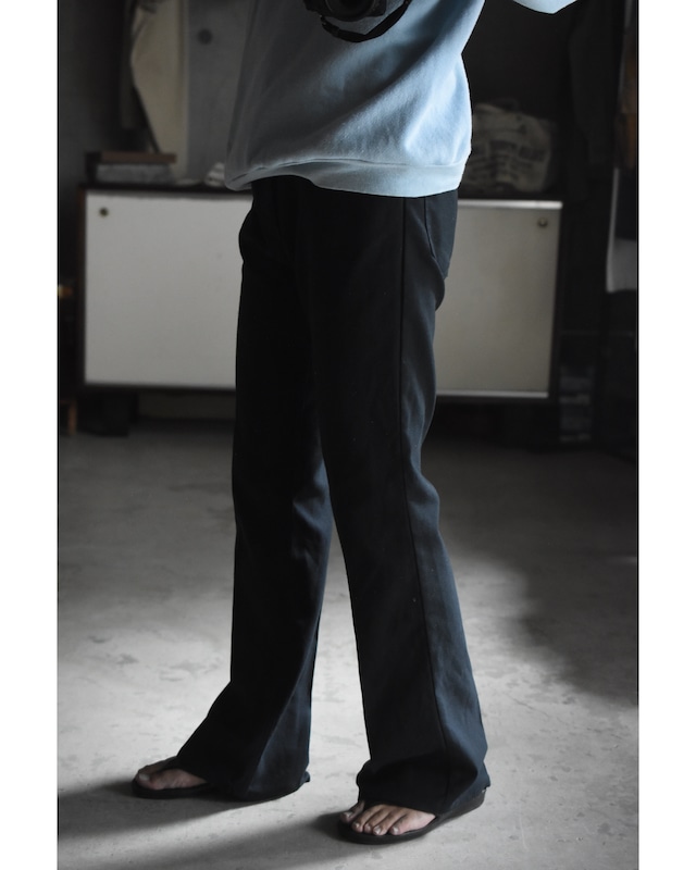 OK/60-70's "Levi's" big E cotton hopsack flare pants