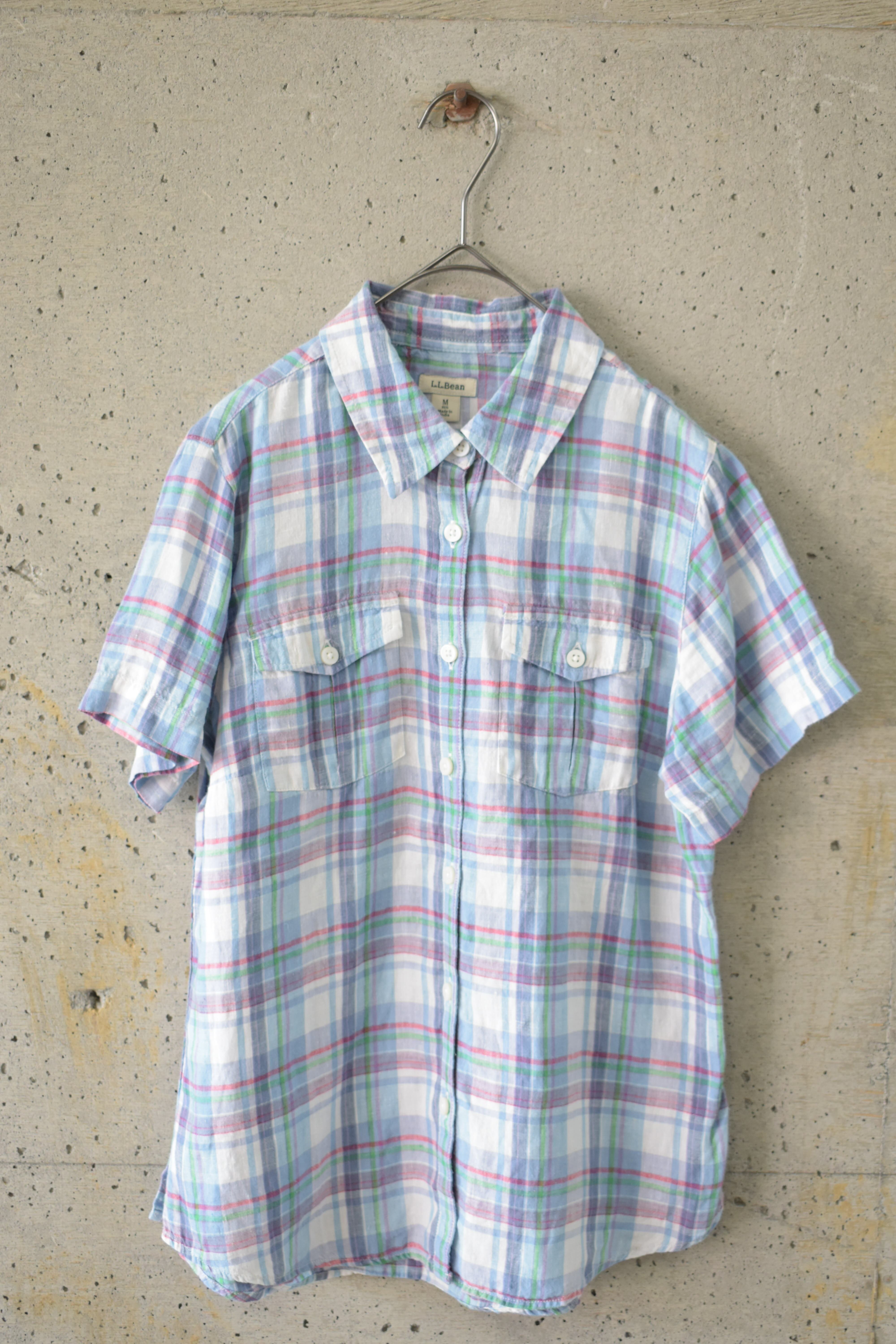 Colorful Linen Short-Sleeve Shirt