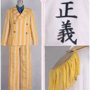 K1243 ONE PIECE ワンピース 海軍三大将 黄猿 風 コスプレ衣装 cosplay