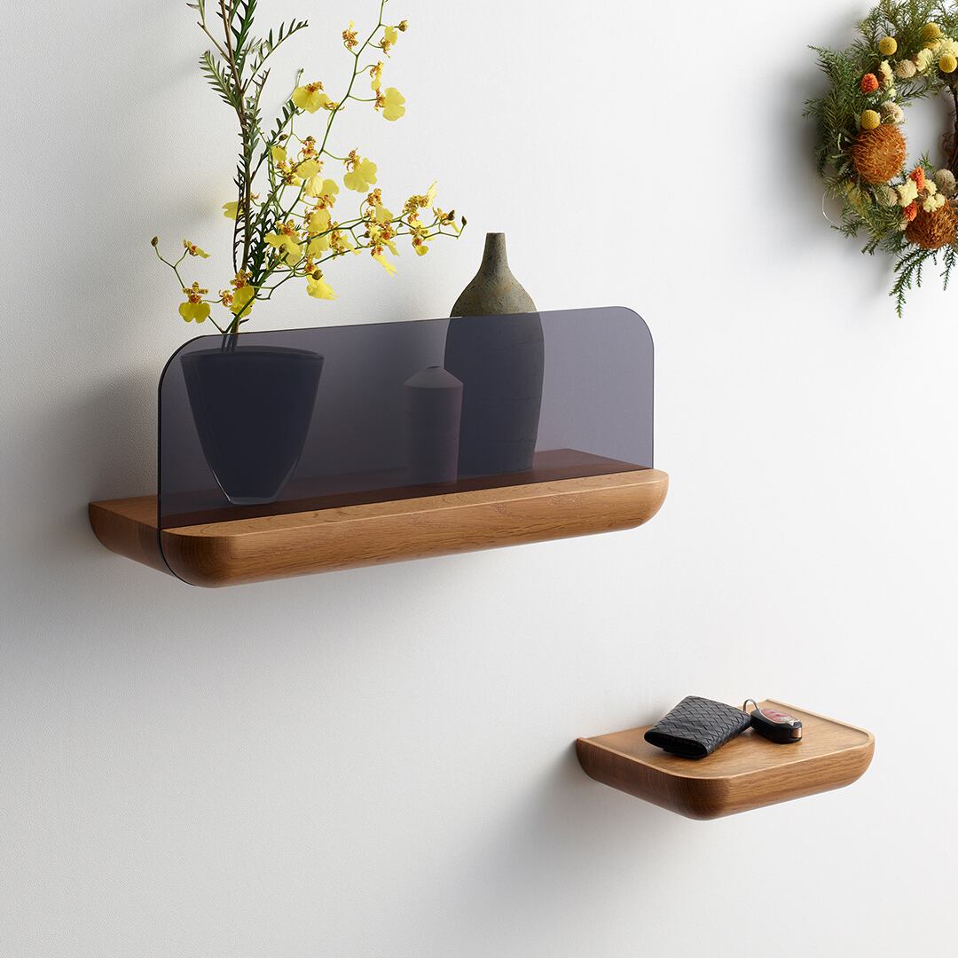 ウォールシェルフ 壁掛け 無垢 Ma Ss501tt 棚 飾り棚 壁付け インテリア おしゃれ 木製棚 Margin Cabinet Ec