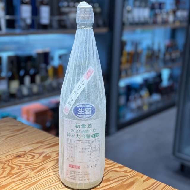 【協和酒造】 初雪盃 おりがらみ生原酒 純米大吟醸 山田錦 1.8L