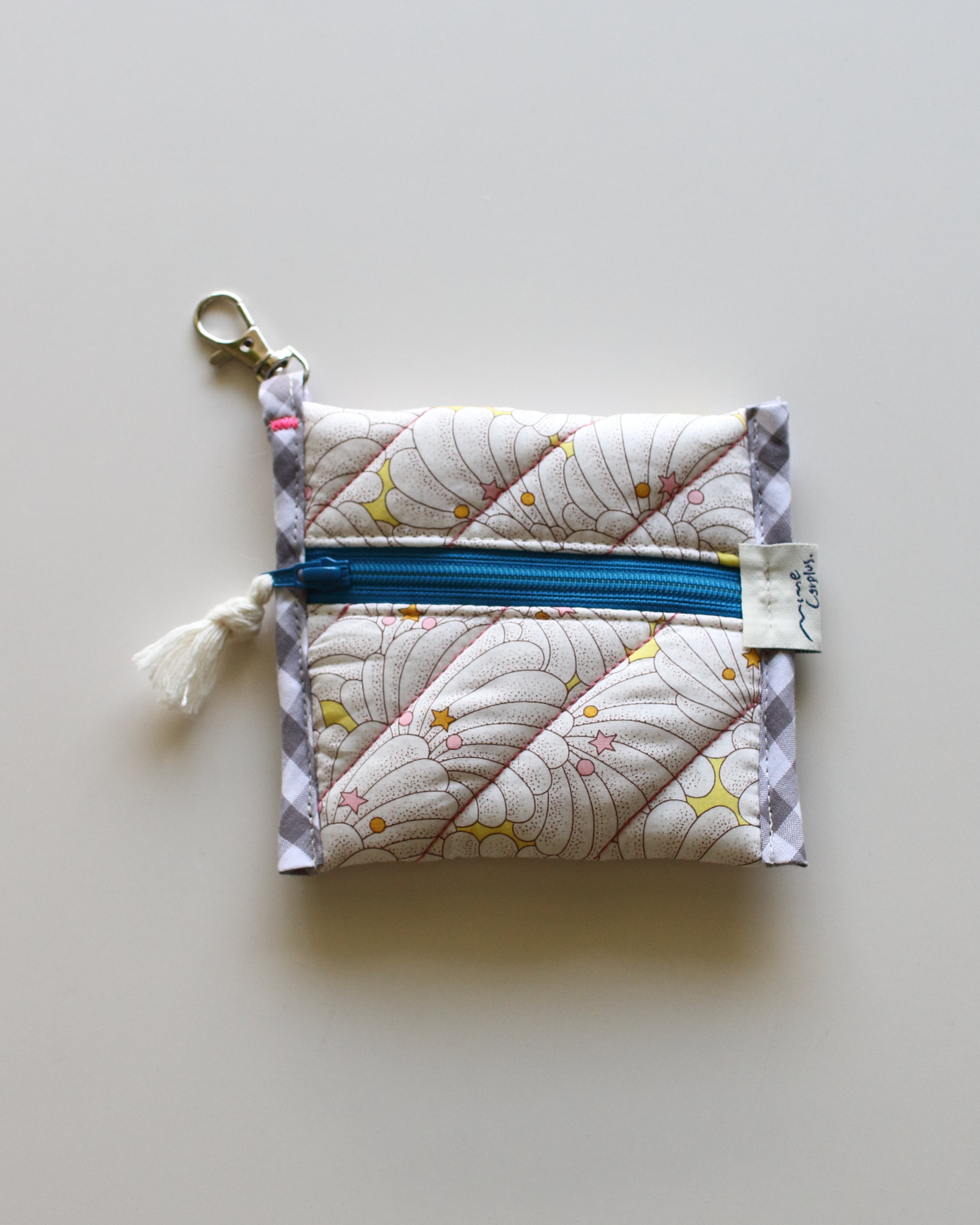 【Liberty fabric】Block quilt pouch mini <Star>