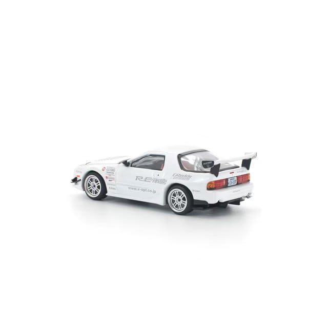 POP RACE 1/64 MAZDA RX7 FC3S RE-AMEMIYA WHITE | ANKGLID Power