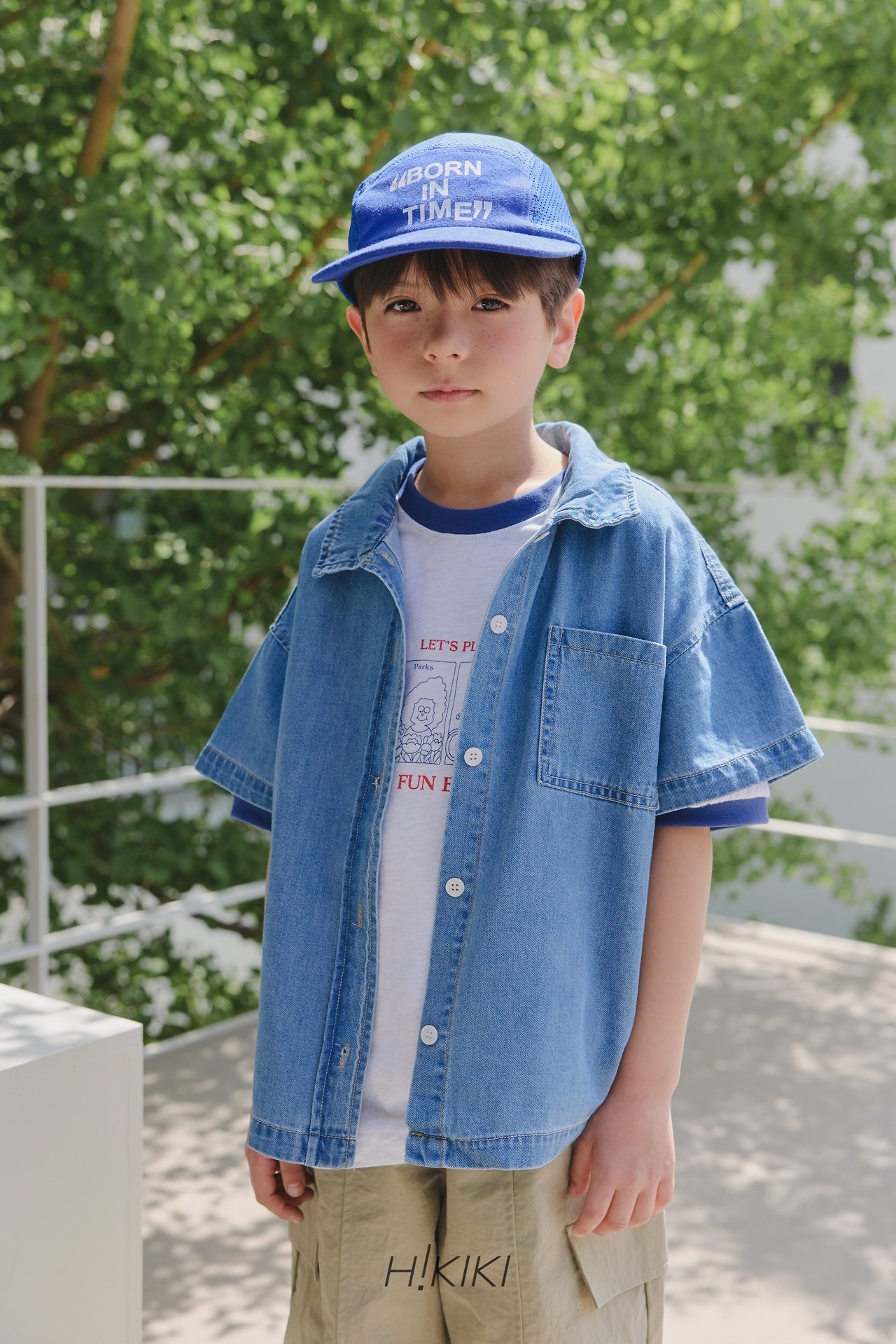 [H!KIKI] Summer Denim Shirt / [하이키키] 썸머데님셔츠