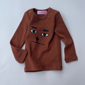 [受注生産] FACE SLIM T - Brown