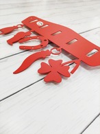 Arti e Mestieri TOCCAFERRO 鍵掛 鍵掛け キーフック お守り 縁起物 馬鉄 クローバー 輸入インテリア イタリア 970-64