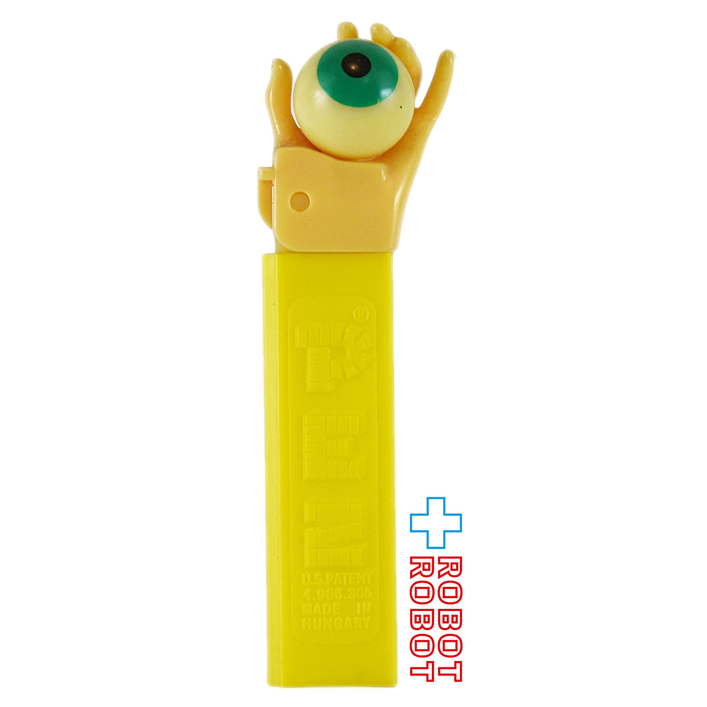 新品未使用 オールドPEZ ペッツ 限定 サイケデリックアイ ハンド イエロー PEZ サイケデリックアイ 限定版 肌色手黄色ステム | ROBOTROBOT
