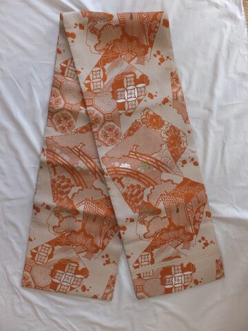 貴重 夏物 紗 藤 京袋帯 | Pay ID