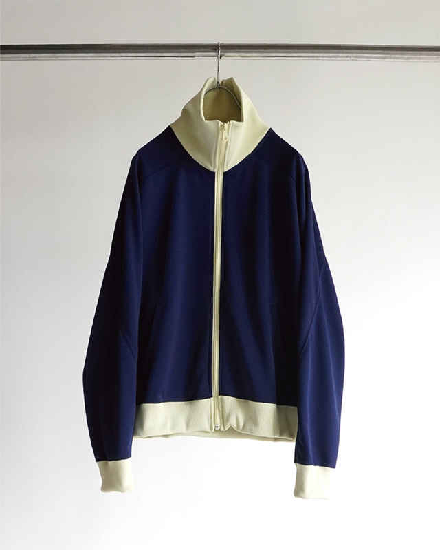 ANCELLM / DRIVERS TRACK JACKET(NAVY)