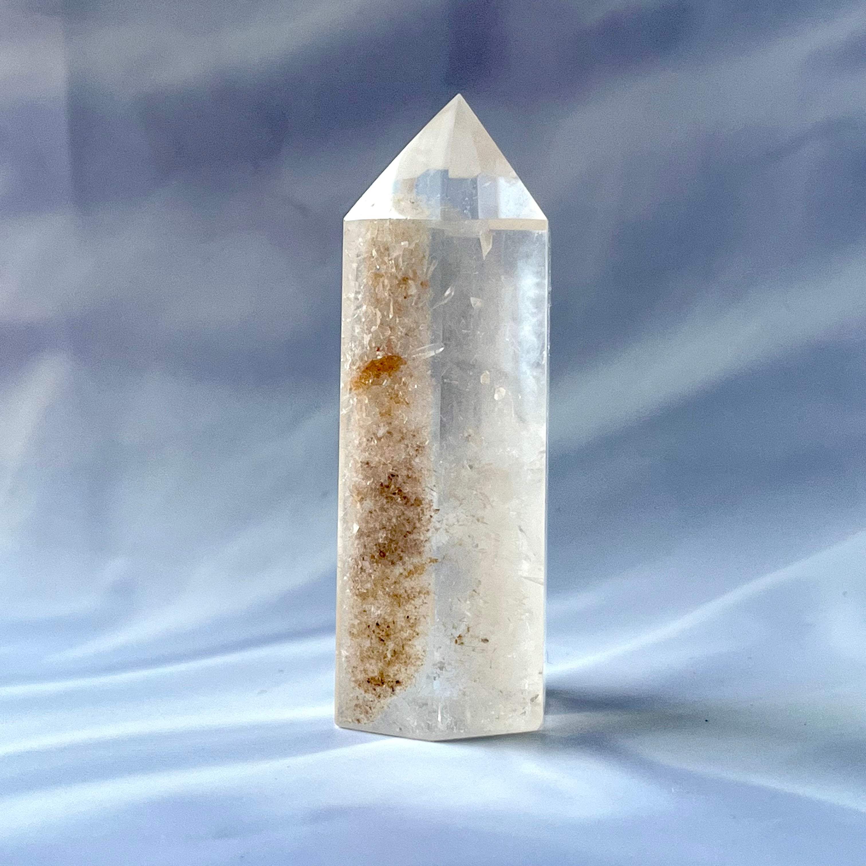 ブルーニードルインクォーツ｜Blue Needle in Quartz｜92g｜透明感と