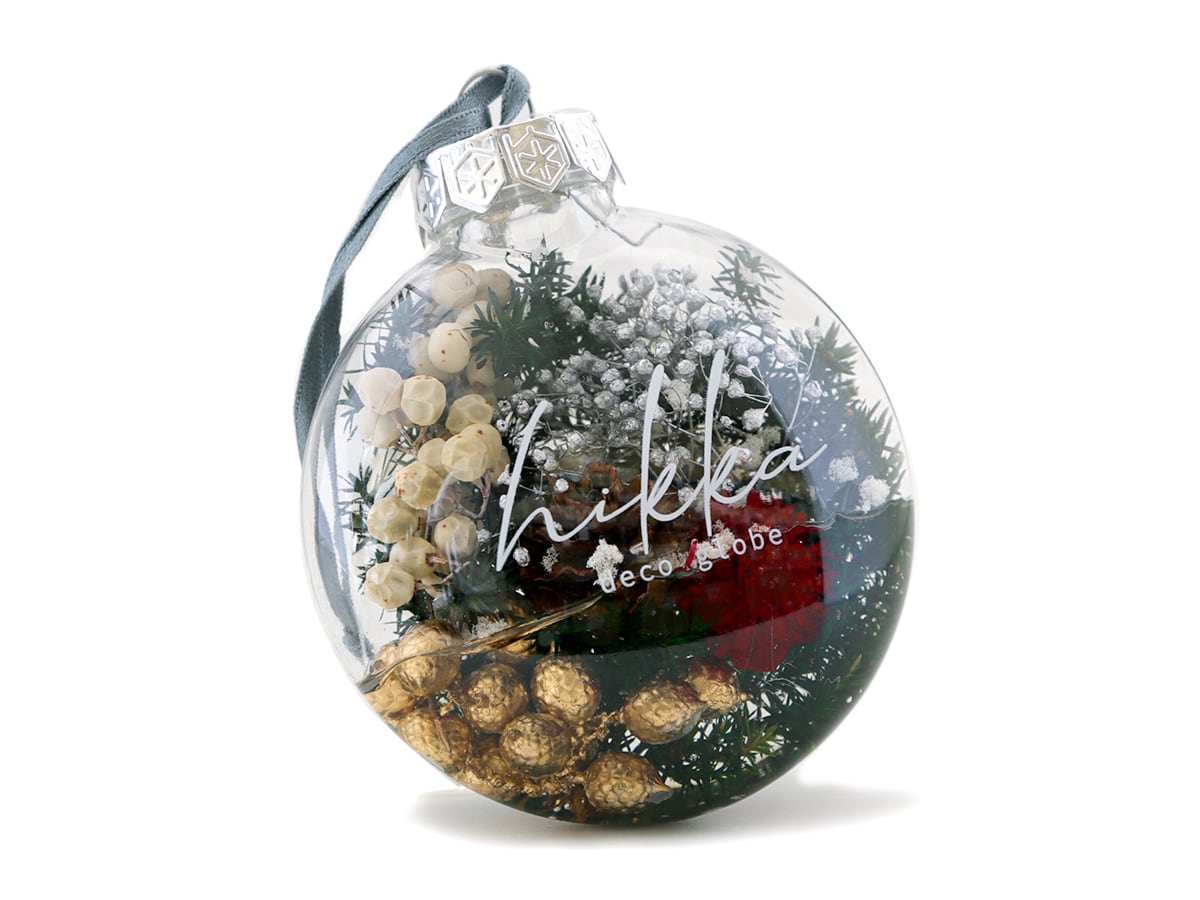 Hikkadecoグローブ クリスマスグリーン Hikka