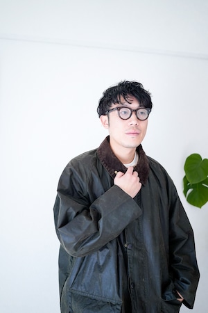 【3-warrants, 1990s】"Gamefair" Vintage Barbour Oiled Jacket  / m121