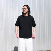 山内 /  強撚フリーカットポンチ・ショートスリーブTシャツ