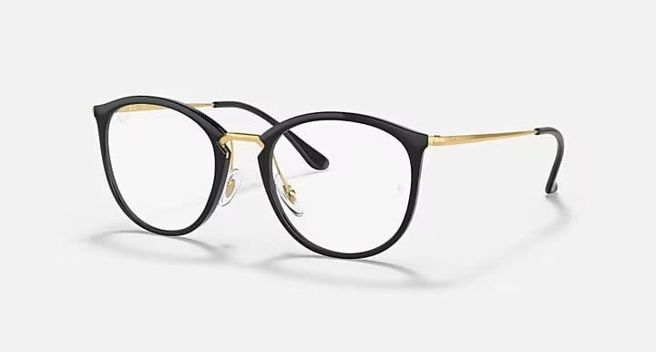 【Ray-Ban】ボストンコンビフレーム ブラック・ゴールド