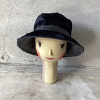 Eco-fur x real leather hat