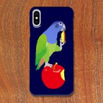 iPhoneケース りんごとアケボノインコ【各機種対応】