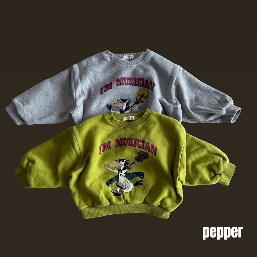 取寄:ミュージシャンスウェット pepper ※送料無料