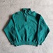 90s VINTAGE ビンテージ　L.L.Bean×Russell Athletic　エルエルビーン　ラッセルアスレチック　ハイネックトレーナー　スウェット　ハーフジップ　エメラルドグリーン　ダブルネーム 商品写真1