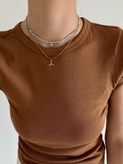Larimar Star necklace［BZN21］