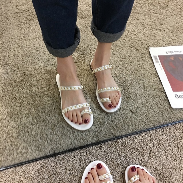 サンダルミュールサマーレッドセット スタイル 靴 シューズ 夏物 フェイクシューズ69503345