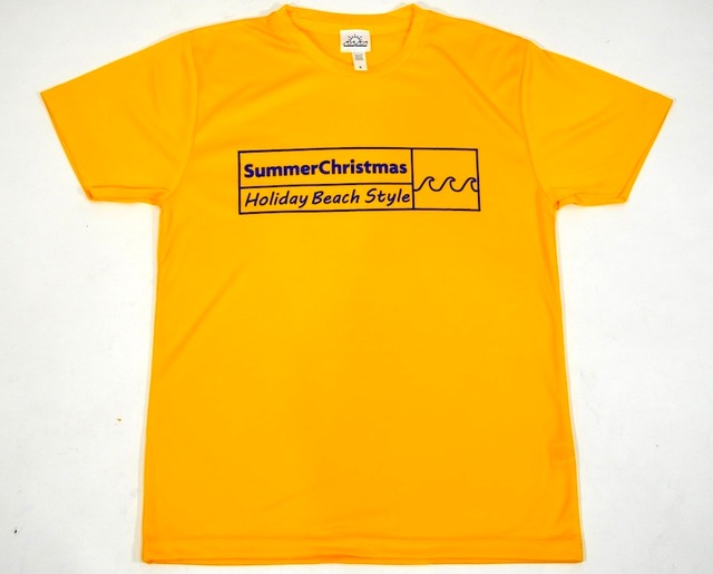 ユニセックス　ドライTシャツ【holiday beach styleロゴ】