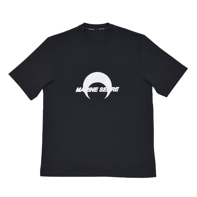 【MARINE SERRE】COTTON JERSEY LOOSE FIT T-SHIRT