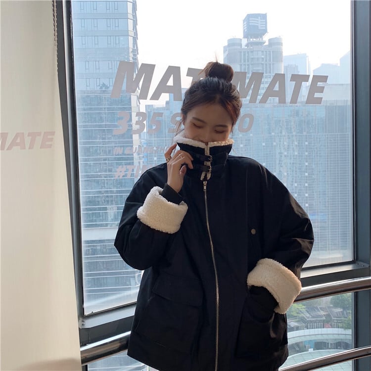 コート オータムウィンタールーズジャケット トップス コットン 秋物 冬物 ドラファッションホール19602516531