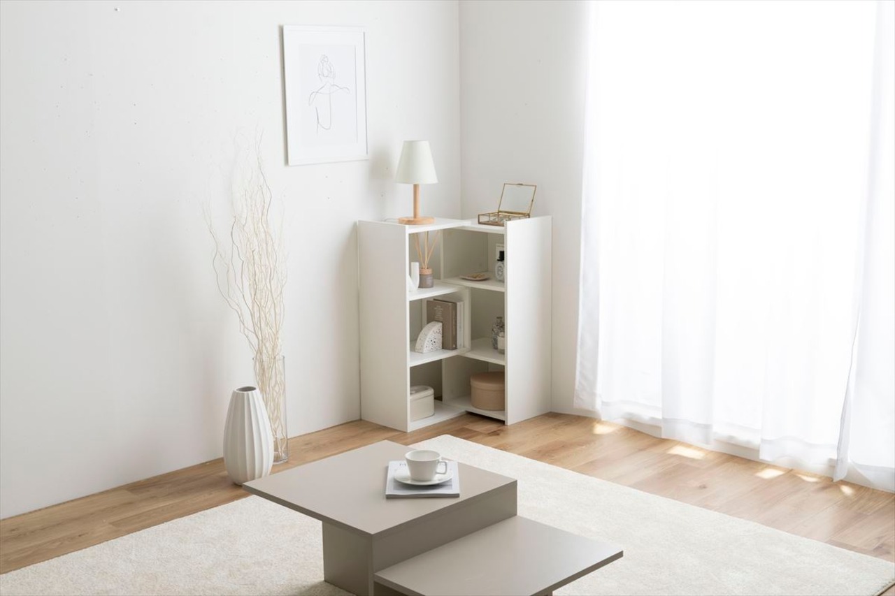 【幅40-75cm】Sunap伸縮ラック