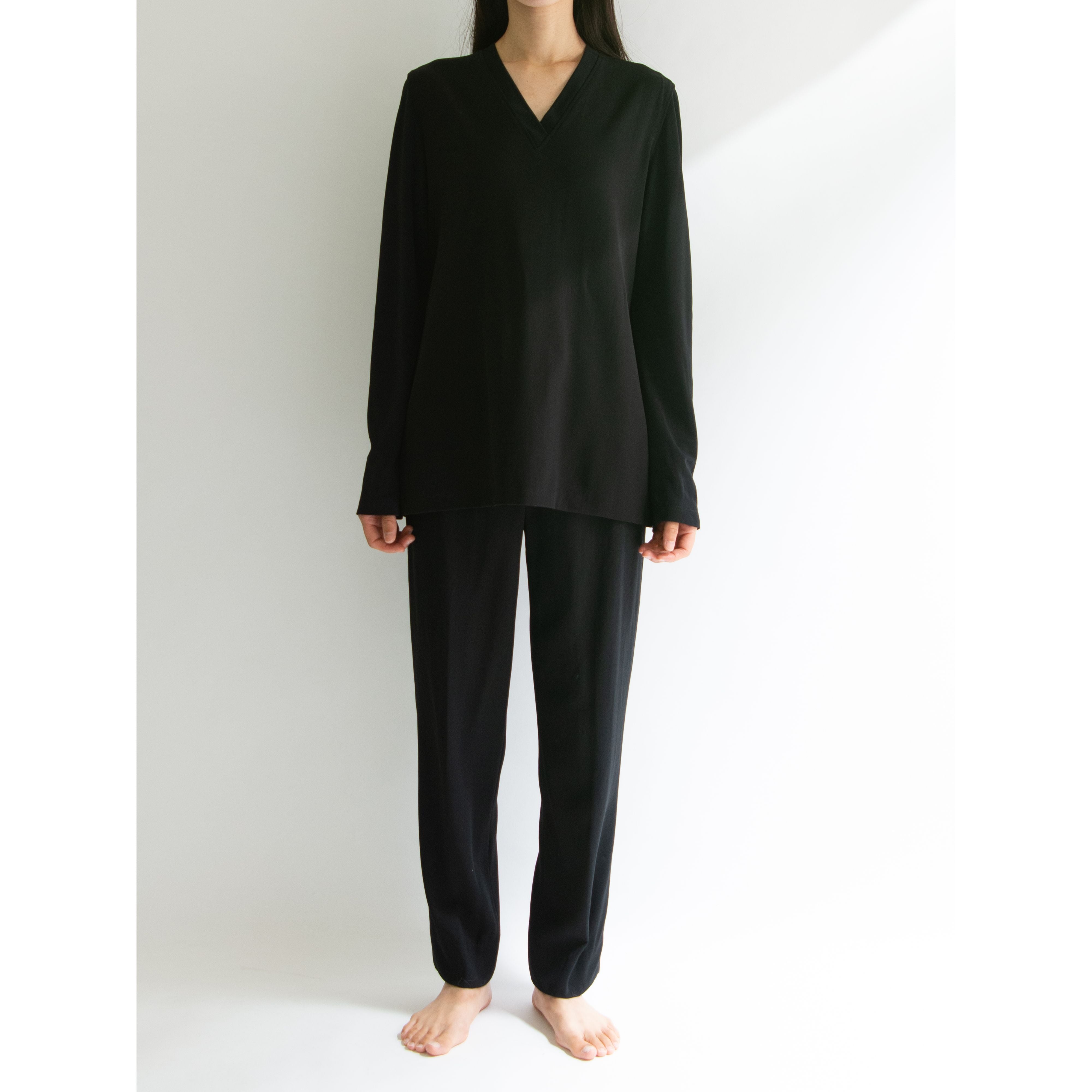 【Calvin Klein collection】Made in Italy Wool Jersey Pullover（カルバンクラインコレクション イタリア製ウールジャージープルオーバー）