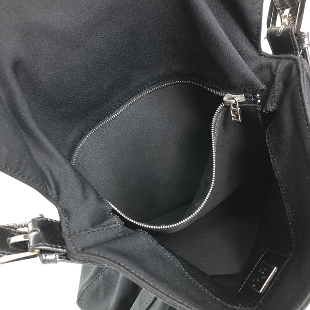 FENDI フェンディ ショルダーバッグ ブラック FFロゴ ジャージ セミショルダー vintage ヴィンテージ オールド vvvemn