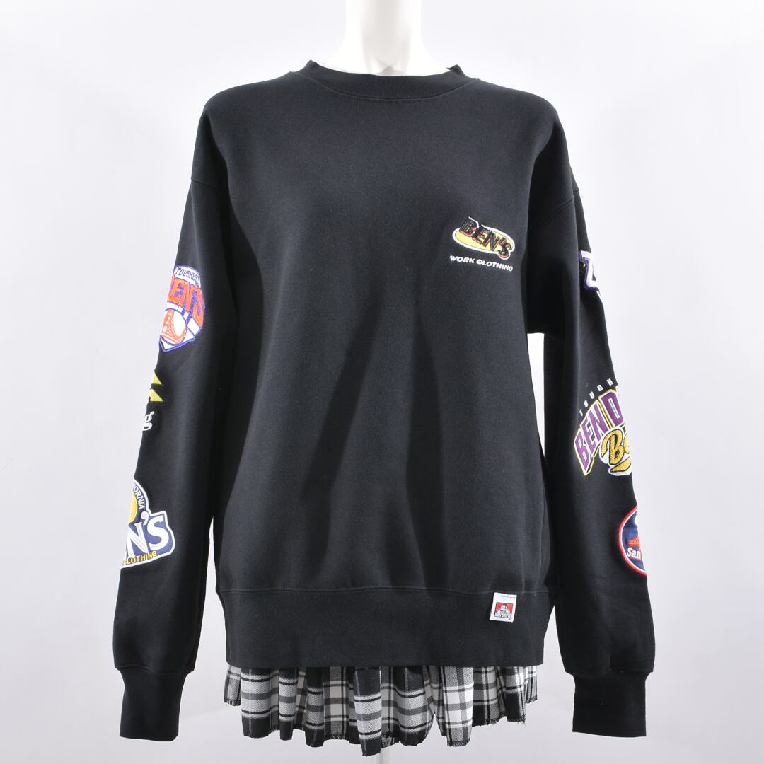 【70%OFF】BEN DAVIS★PATCHED スウェット(裏起毛)